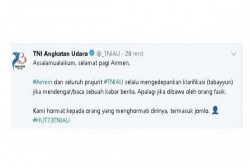 Cuitan Akun TNI AU Diduga Sindir Prabowo 