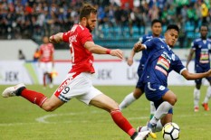 Alami Cedera Ringan, Penyerang Bali United Ini Tetap Gabung Latihan 