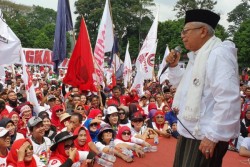 Sudah Sepuh, Ma'ruf Amin Tetap Tampil ala Milenial, Seperti Ini Gayanya