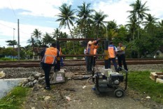 Geser Jalur Ganda di Sungai Brantas, Sejumlah Rute KA Ditutup