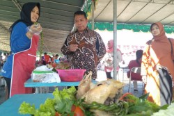 Puluhan Ingkung Dibagikan Gratis di Parangkusumo