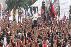 Ungkap Awal Karier hingga Jadi Presiden, Ini Poin-Poin Orasi Jokowi di Stadion Sriwedari Solo