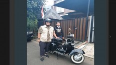 Dahnil Anzar Unggah Foto Vespa Tua, Warganet Ramai-Ramai Ingatkan Belum Bayar Pajak