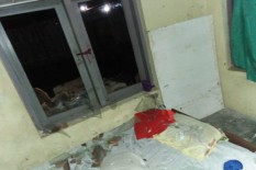 Rumah Rusak akibat Bentrok Sesama Anggota PSHT di Sukoharjo