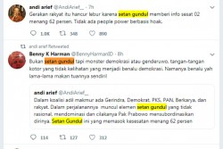 Gara-Gara Setan Gundul, 2 Politikus Pendukung Prabowo Saling Tuding