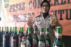 Razia di Parangtritis, Polres Bantul Sita 87 Botol Miras 