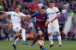 Luka Barcelona Belum Pulih