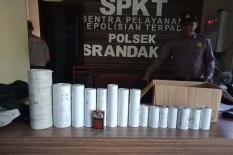 Mau Dinyalakan Habis Subuh, 15 Petasan Ukuran Jumbo Disita dari Siswa SMP di Bantul