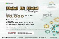 Ada Promo Lebaran Buffet Dinner di Pesonna Hotel Malioboro