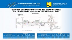 Hari Ini, Tol Cijago Seksi II Akan Dibuka Fungsional 