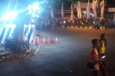 Ledakan Diduga Bom Bunuh Diri Guncang Pospam Kartasura