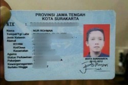 Beredar KTP Pelaku Bom Pospam Kartasura Bernama Nur Rohman. Faktanya?