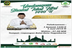 Di Jogja, Haryadi Akan Menjadi Katib Salat Id Balai Kota
