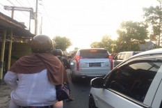 Lebaran, Simpang Bandara Adisutjipto Macet