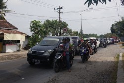 Titik Rawan Macet Bantul Mulai Dipadati Kendaraan Arus Balik