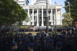 Pengamanan di Sekitar Gedung MK Diperketat