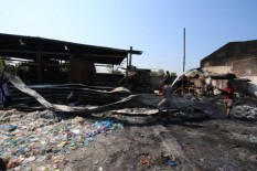 Pabrik Pengolahan Limbah Plastik di Solo Terbakar, 7 Mobil Damkar Dikerahkan