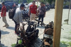 Aparat Kepolisian Jepara Ringkus 6 Pelaku Pembakar Sepeda Motor Milik WNA
