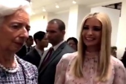 Ivanka Trump Dicueki Bos IMF, Videonya Viral dan Hujan Cibiran Warganet