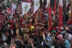 Diawali dengan Pawai dari 2 Titik, FKY 2019 Resmi Dibuka