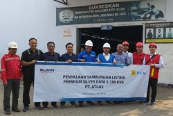PT ATLAS Kini Jadi Pelanggan Premium PLN