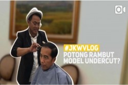 Wah, Jokowi Mau Coba Potong Rambut Model Undercut
