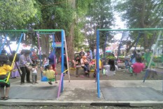 Pengunjung Taman Denggung Keluhkan Kabel yang Berserakan di Area Bermain Anak, Ini Dia Kata Pemkab