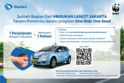 Bluebird dan WWF Luncurkan Program One Ride One Seed Guna Dukung Kelestarian Lingkungan