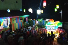 Kerlap-Kerlip Lampu di Eks Kampung Kumuh