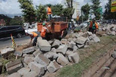 Pembongkaran Jalur Lambat Bantul Telan Biaya Rp6,2 Miliar