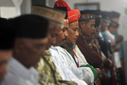 Jamaah Tarekat Naqsabandiyah Rayakan Idul Adha Sabtu