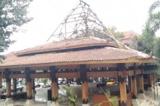 Perbaiki Atap Pendopo Parasamya yang Ambrol, Segini Anggaran yang Disiapkan Pemkab Bantul