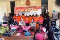 11 Maling Ditangkap, Warga Diimbau Waspada Curanmor