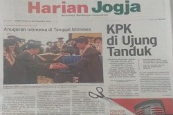 HARIAN JOGJA HARI INI: KPK di Ujung Tanduk