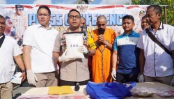 Polda Bali Gelar 17 Tersangka Narkoba di Car Free Day