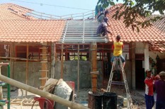 Baru Dipasang, Atap Gedung TK Negeri Semin Runtuh