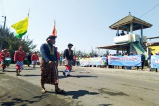 Menolak Digusur, Pedagang Pantai Glagah Berdemo saat Upacara Hajad Dalem Labuhan