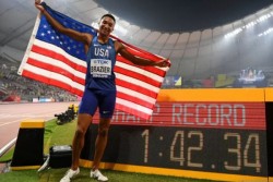 Donavar Brazier Rengkuh Juara Dunia Lari 800 Meter Putra