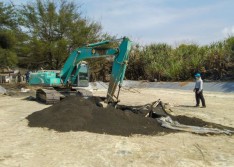 Puluhan Tambak Udang di Selatan Bandara Kulonprogo Diratakan