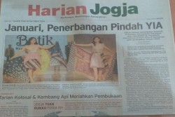 HARIAN JOGJA HARI INI: Januari, Penerbangan Pindah YIA