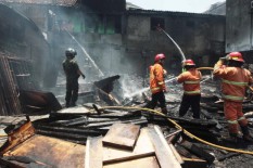 Diduga Korsleting, Pasar Blabak Magelang Terbakar