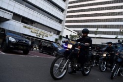 Aparat Berjaga di Sejumlah Titik Vital di Jakarta
