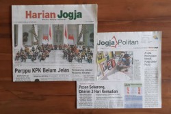 HARIAN JOGJA HARI INI: Perppu KPK Belum Jelas