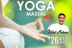 Ayola Tasneem Gelar Yoga Massal Gratis untuk Warga Jogja