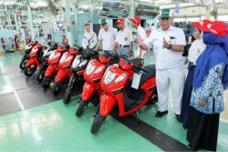 AHM Berbagi Ilmu Produksi Motor di Pabrik Tercanggih di Dunia