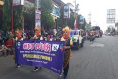 Dinkes Gunungkidul Gelar Pawai Gerakan Masyarakat Hidup Sehat