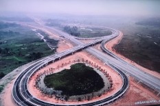 Presiden Jokowi Resmikan Tol di Lampung