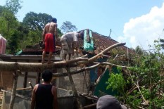Angin Kencang Terjang Patuk, 1 Rumah Rusak