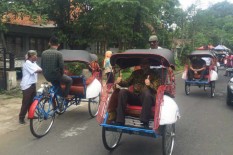 Becak Listrik di Jogja Dilegalkan