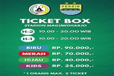 PSS Sleman VS Persib Bandung: Baru Dibuka Beberapa Jam, Tiket Tribune Hijau Sudah Mau Habis 
